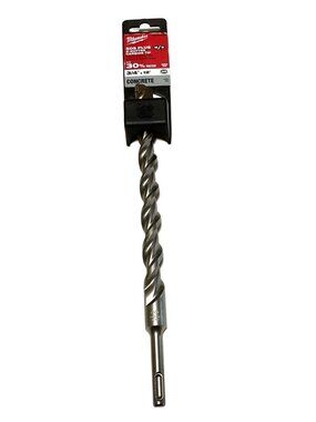 Milwaukee SDS Plus 2-Cutter Carbide Tip Concrete Drill Bit 3/4" x 12" German Mad